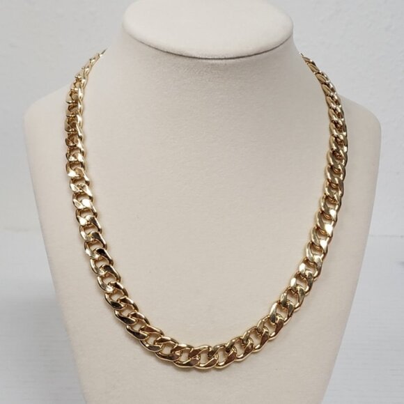 Louis Vuitton Lock & Key Gold with Unbranded Cuban Style Gold Plated Chain - Picture 4 of 9